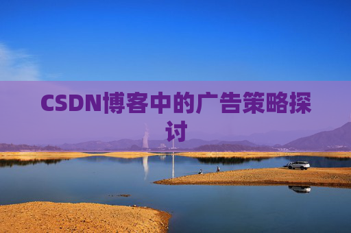 CSDN博客中的广告策略探讨