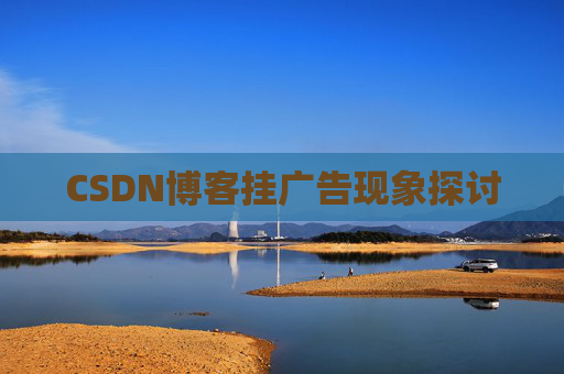 CSDN博客挂广告现象探讨